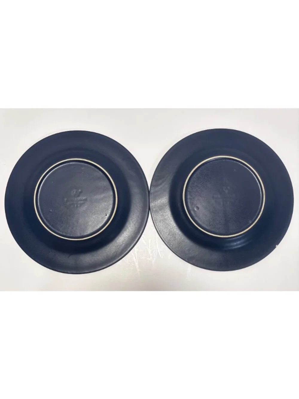 Pfaltzgraff Morning Light Stoneware Dinner Plates Set Of 2 VTG 90s Made In USA